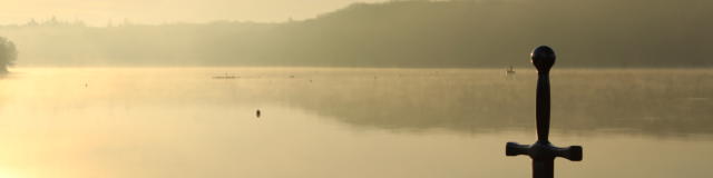 Epée Lac De Trémelin Broceliande in Bretagne