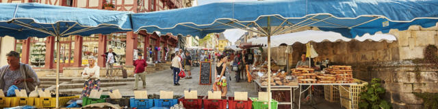 Josselin markt