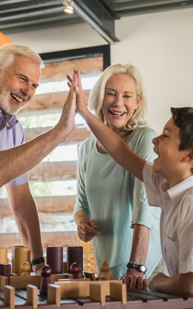 An inter-generation family play at the 