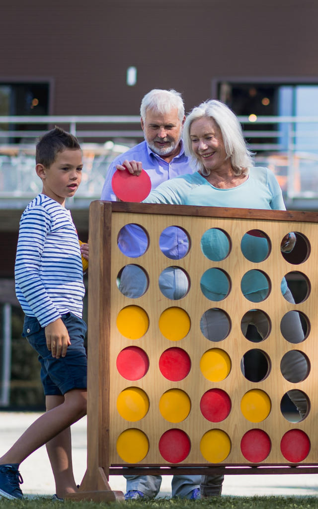 An inter-generation family play at the 