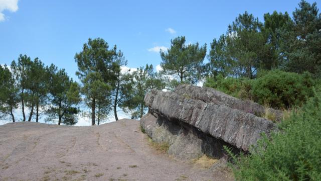Sede di Merlino, sito leggendario sulle alture della Val sans retour nella foresta di Brocéliande