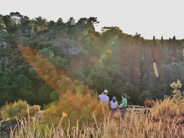 Coucher De Soleil Au Vallon De La Chambre Au Loup - famille