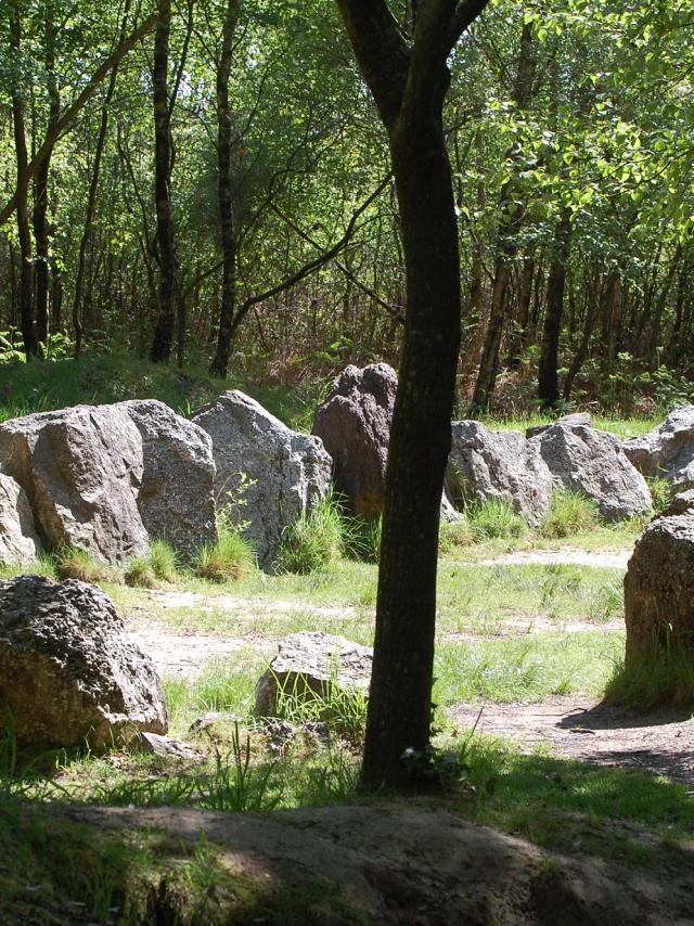 jardin aux moines megalithische Stätte im Wald von Brocéliande