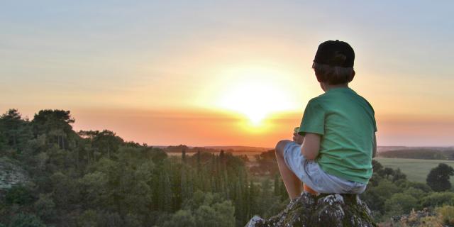Puesta de sol en el Vallon De La Chambre Au Loup