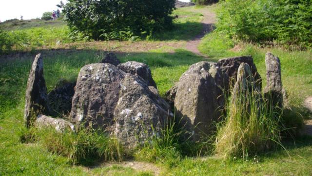 Hôtié de Viviane, sito leggendario di Brocéliande. Bretagna
