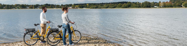 Vélo Bike tour sur la voie verte le long du lacr la voie verte le long du lac