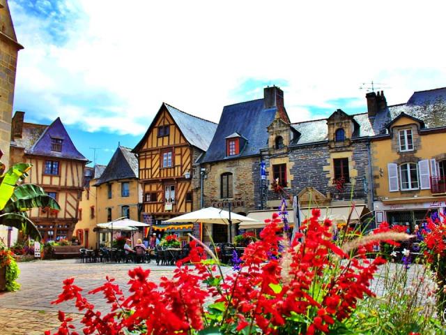#Malestroit place du Bouffay