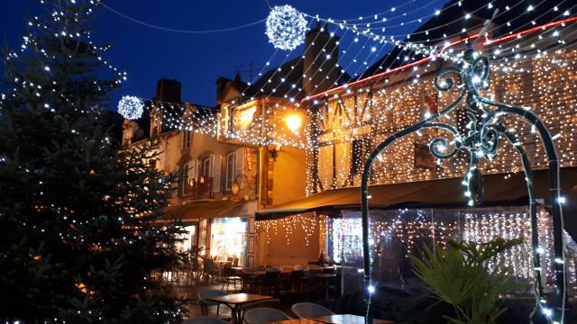 Malestroit illuminations Noël