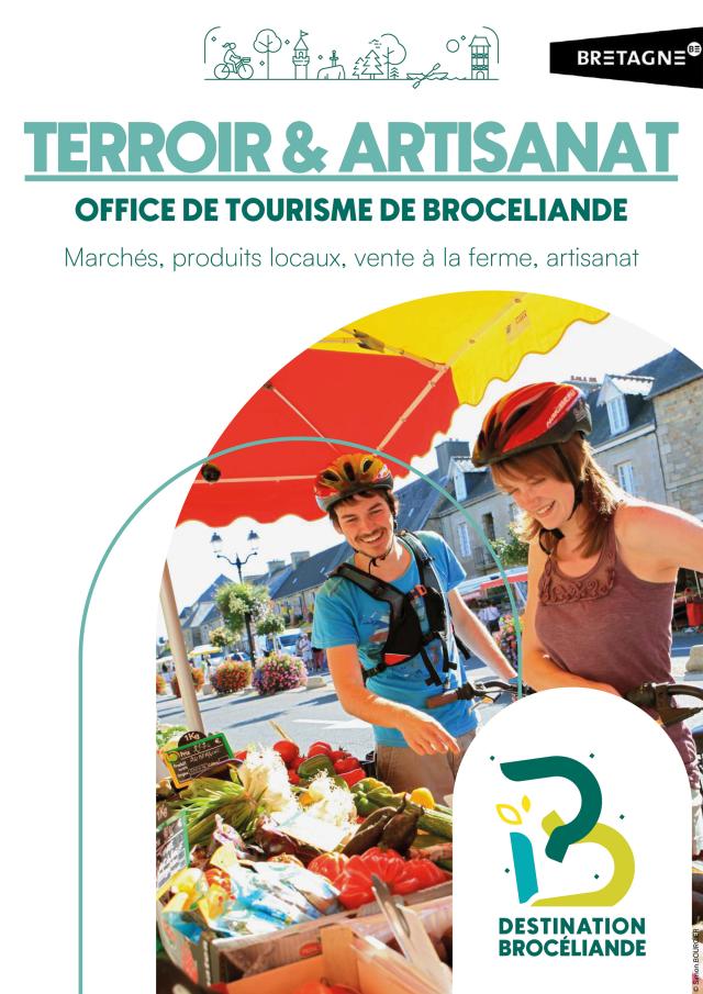 Broceliande Oficina de Turismo Artesanía y Productos Locales Portada del folleto Ed.2024