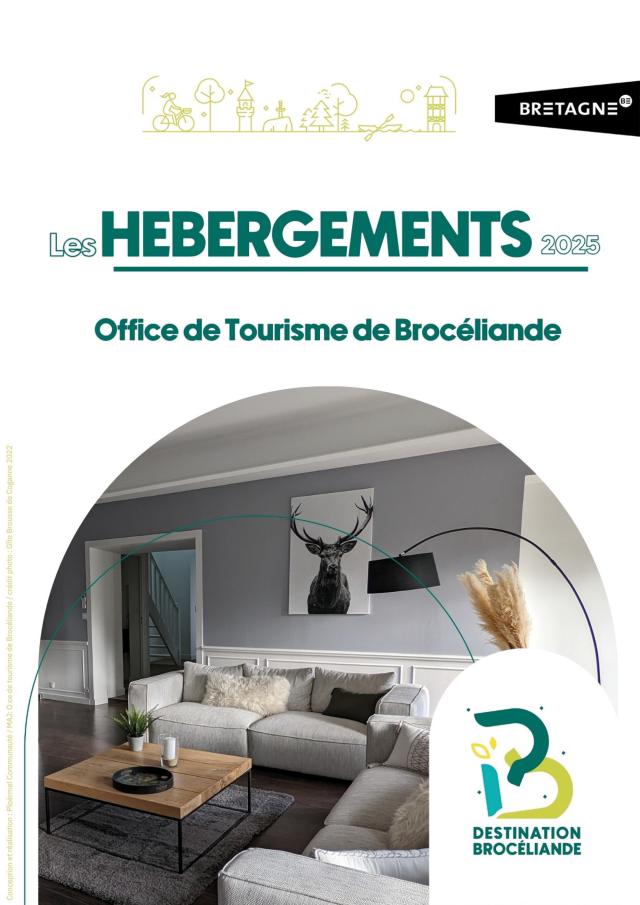 Hebergements 2025 Office de tourisme de Brocéliande