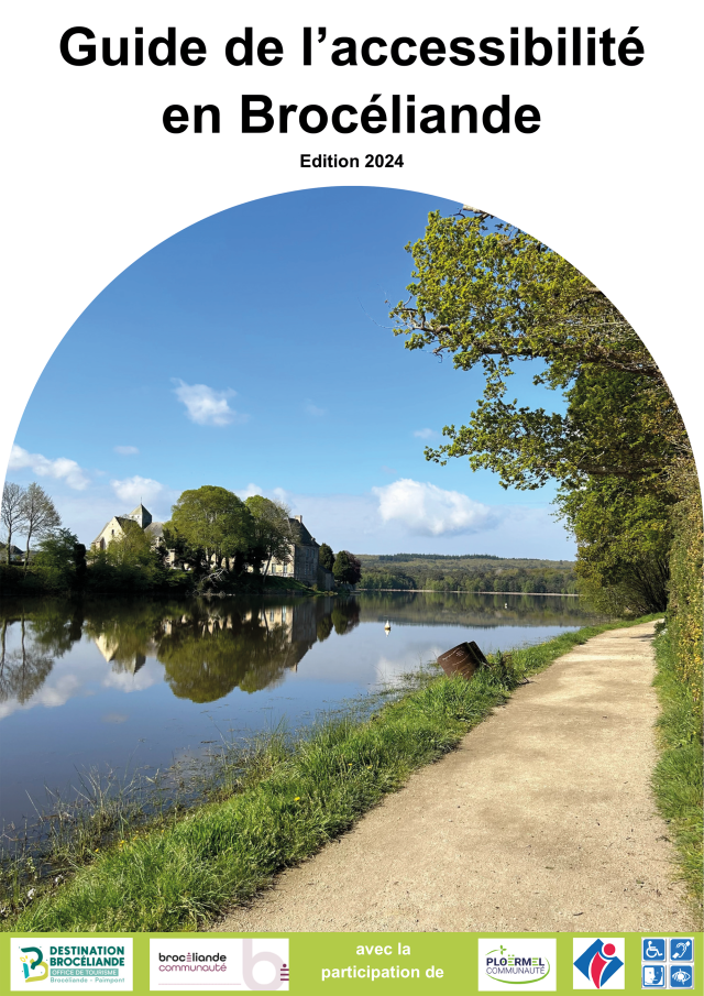 Couverture du Guide De l'accessibilité en Brocéliande - Office de tourisme de Brocéliande Ed. 2024
