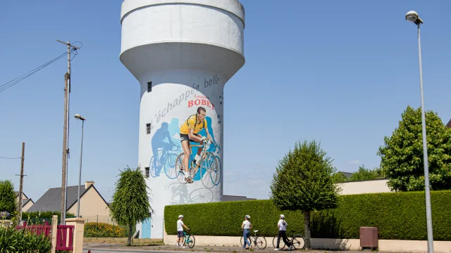 Saint-Méen-le-Grand Fresque Louison Bobet
