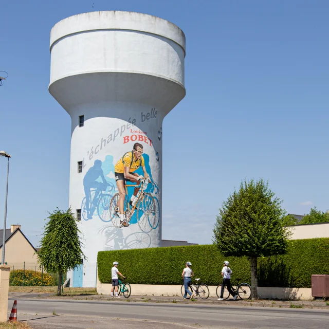 Saint-Méen-le-Grand Fresque Louison Bobet